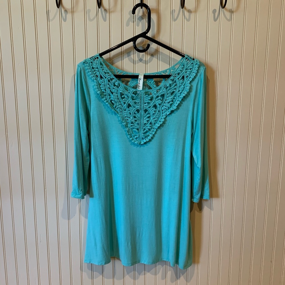 Turquoise Top